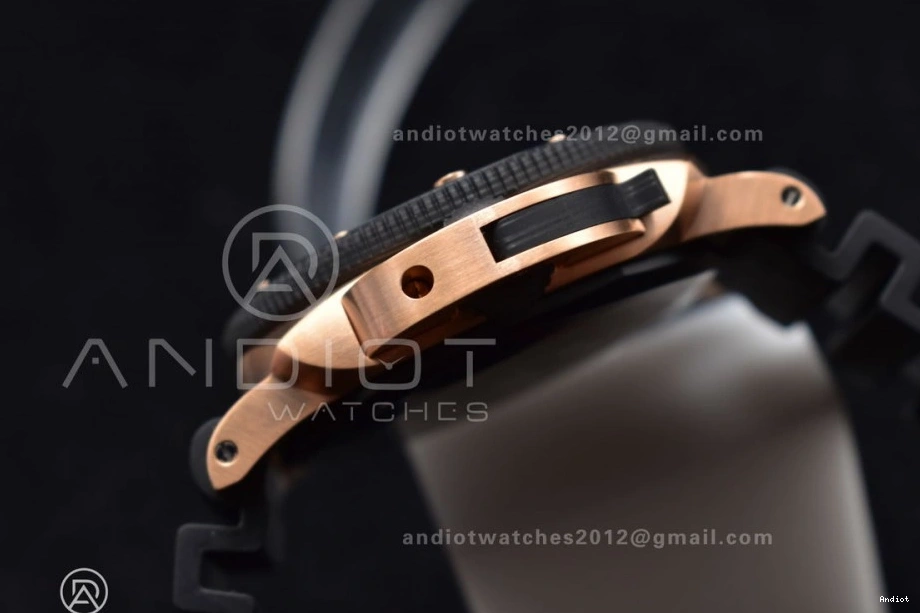 W Black Dial Unisex on SBF Black Best Edition 1:1 Strap PAM1070 Rubber P 434 0825